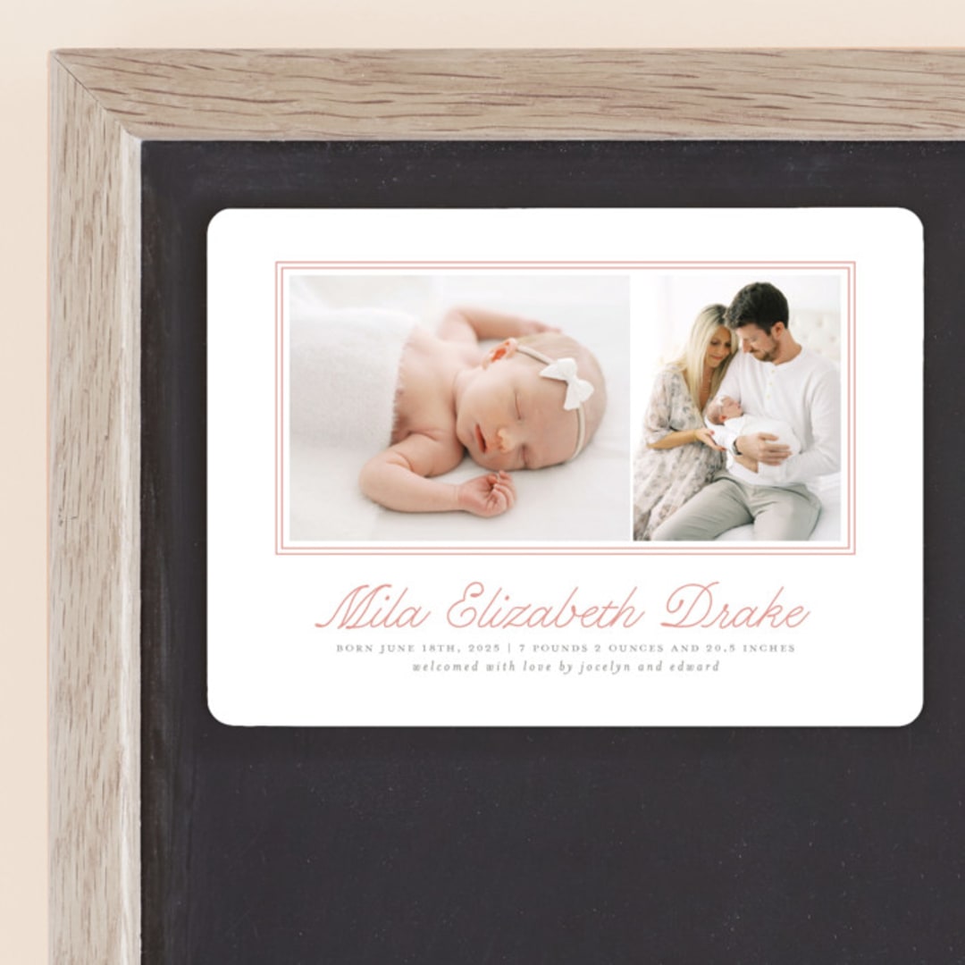 "Byline" - Birth Announcements in Melon by Laura Hankins - Front