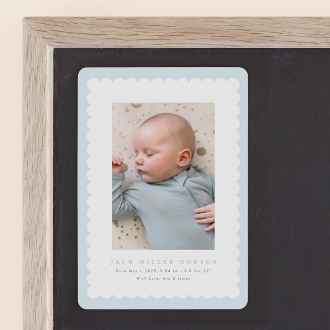 "Charmed" - Birth Announcements in Sky by Nicoletta Savod - Front