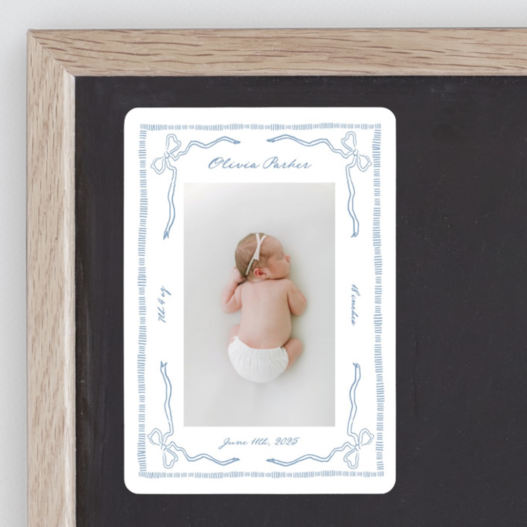 "Arabella" - Birth Announcements in Sky by Jelena Vuletic - Front