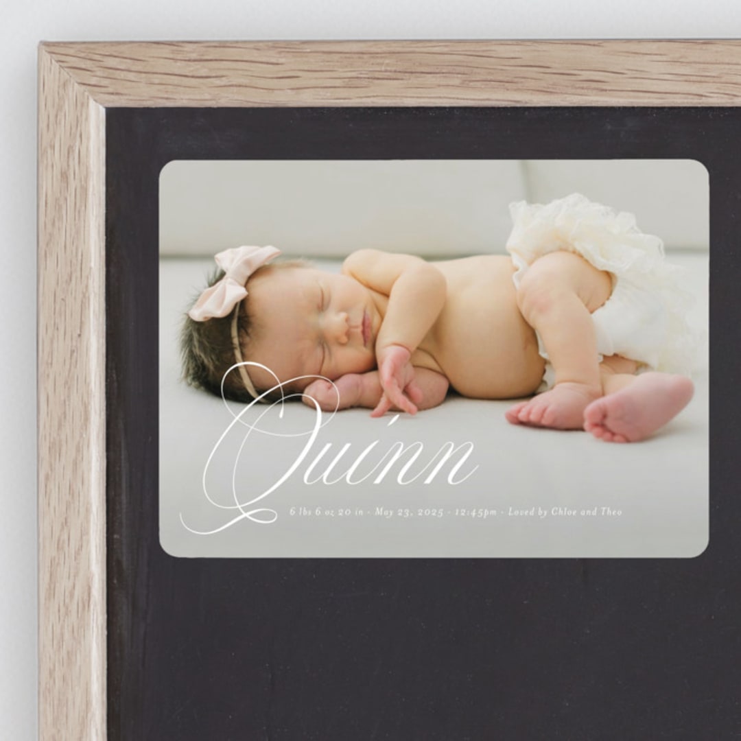"elegant name" - Birth Announcements in Owlet by Jackie Crawford - Front