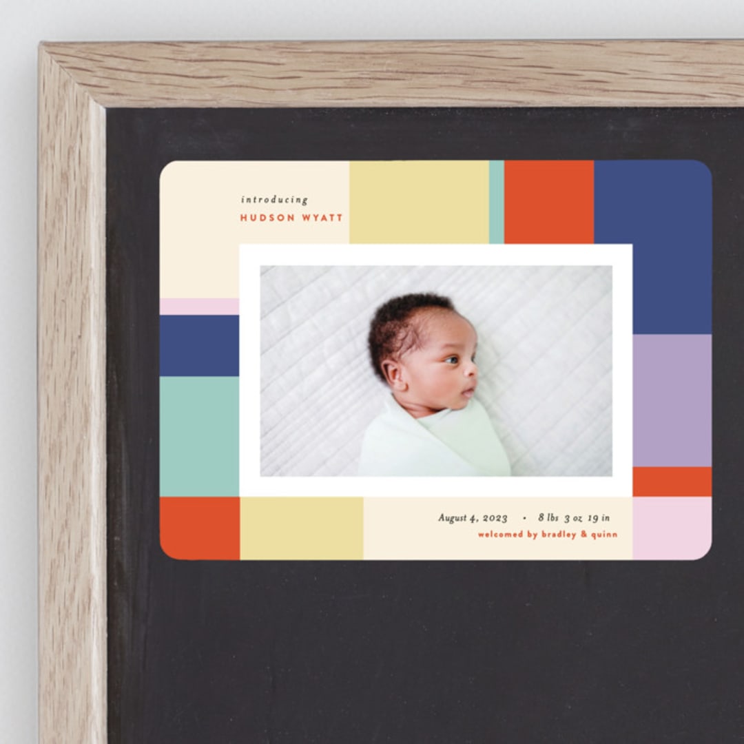 "Punchy" - Birth Announcements in Party by Pixel and Hank - Front