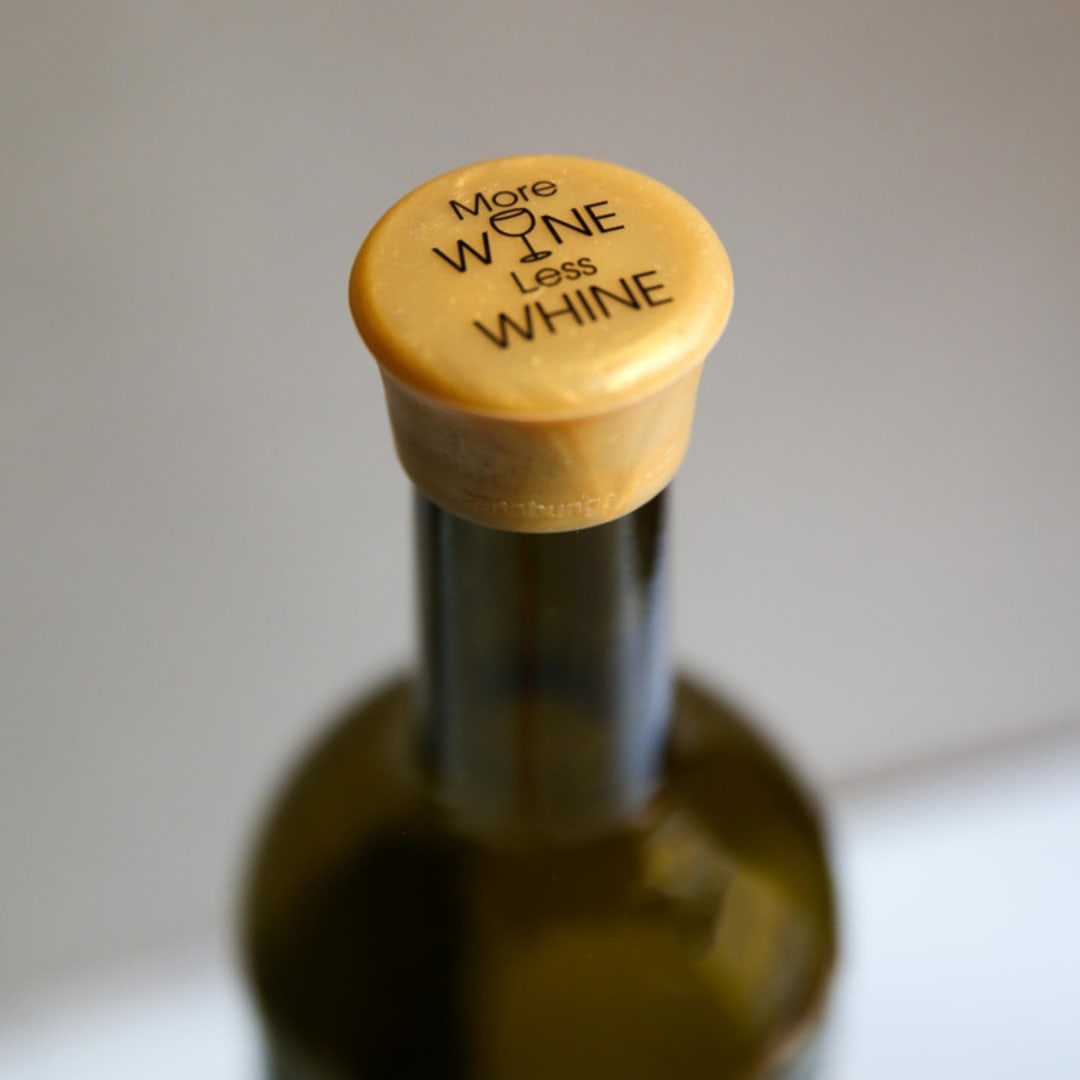 More Wine Less Whine CapaBunga Wine Cap