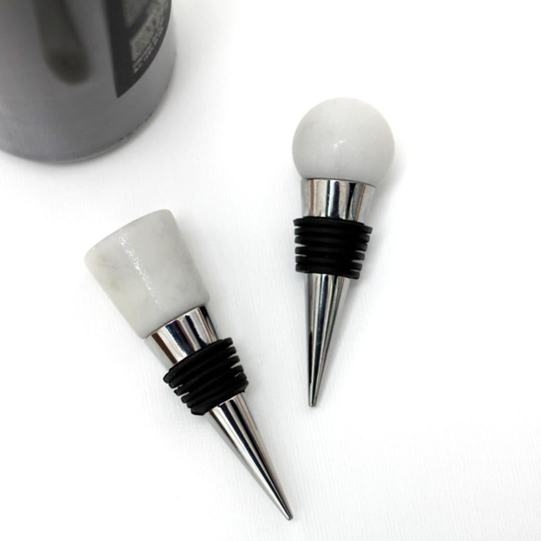 Hand Crafted Real Marble Wine Stoppers