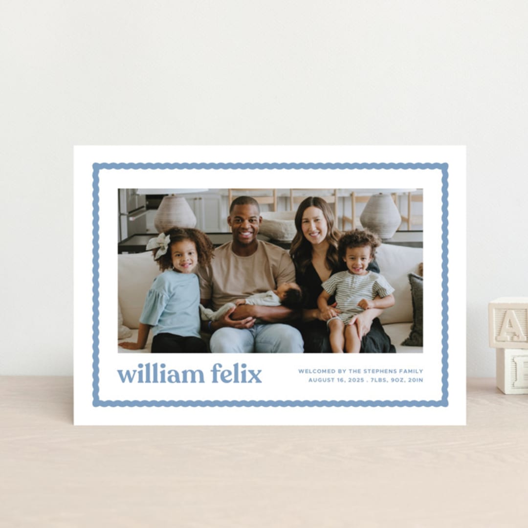 "First impression" - Birth Announcements in Water by Lea Delaveris - Front