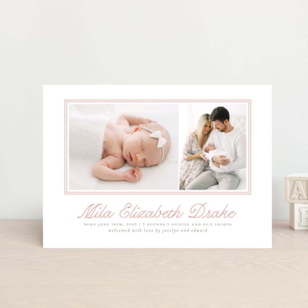 "Byline" - Birth Announcements in Melon by Laura Hankins - Front