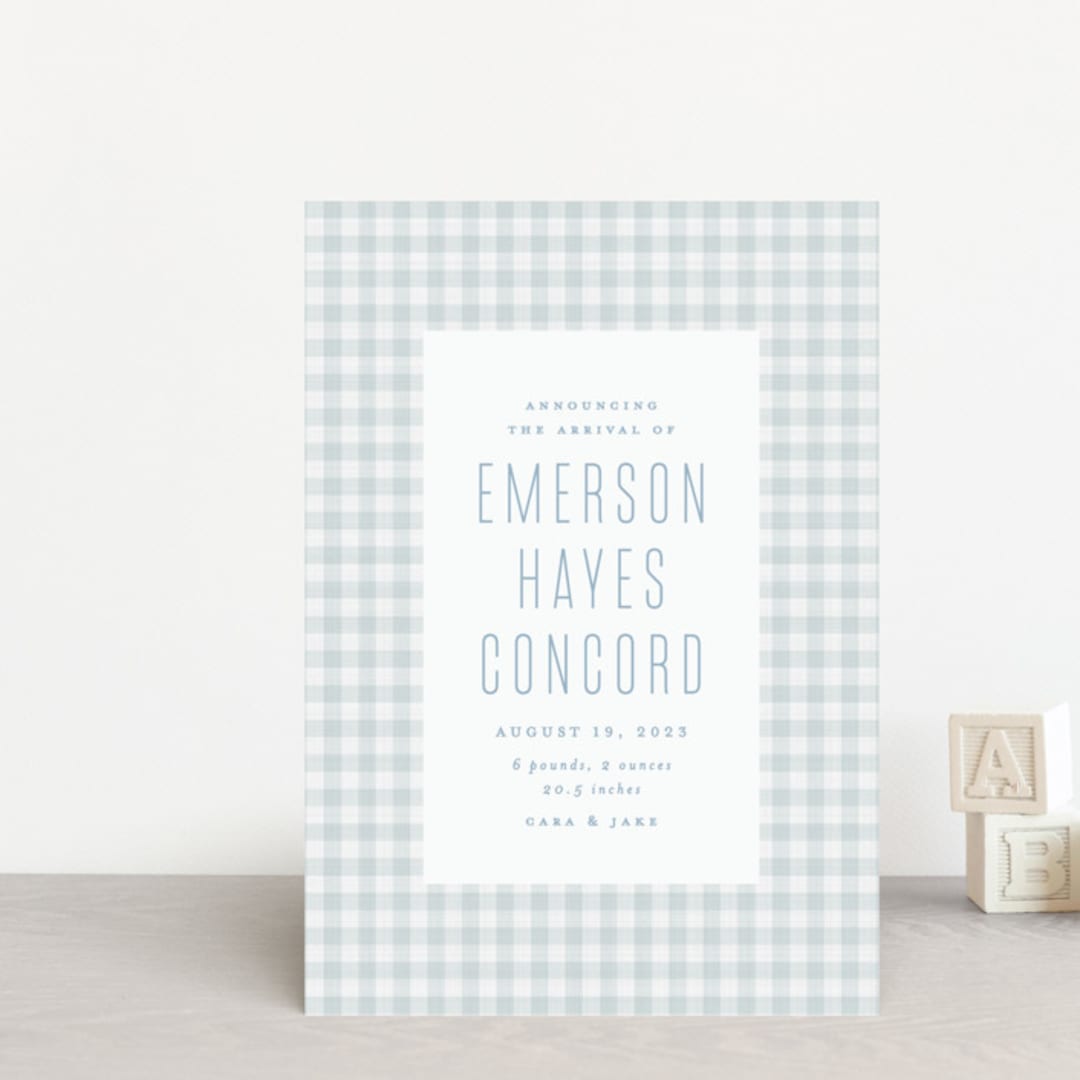 "Charming" - Birth Announcements in Cloud by Lea Delaveris - Front