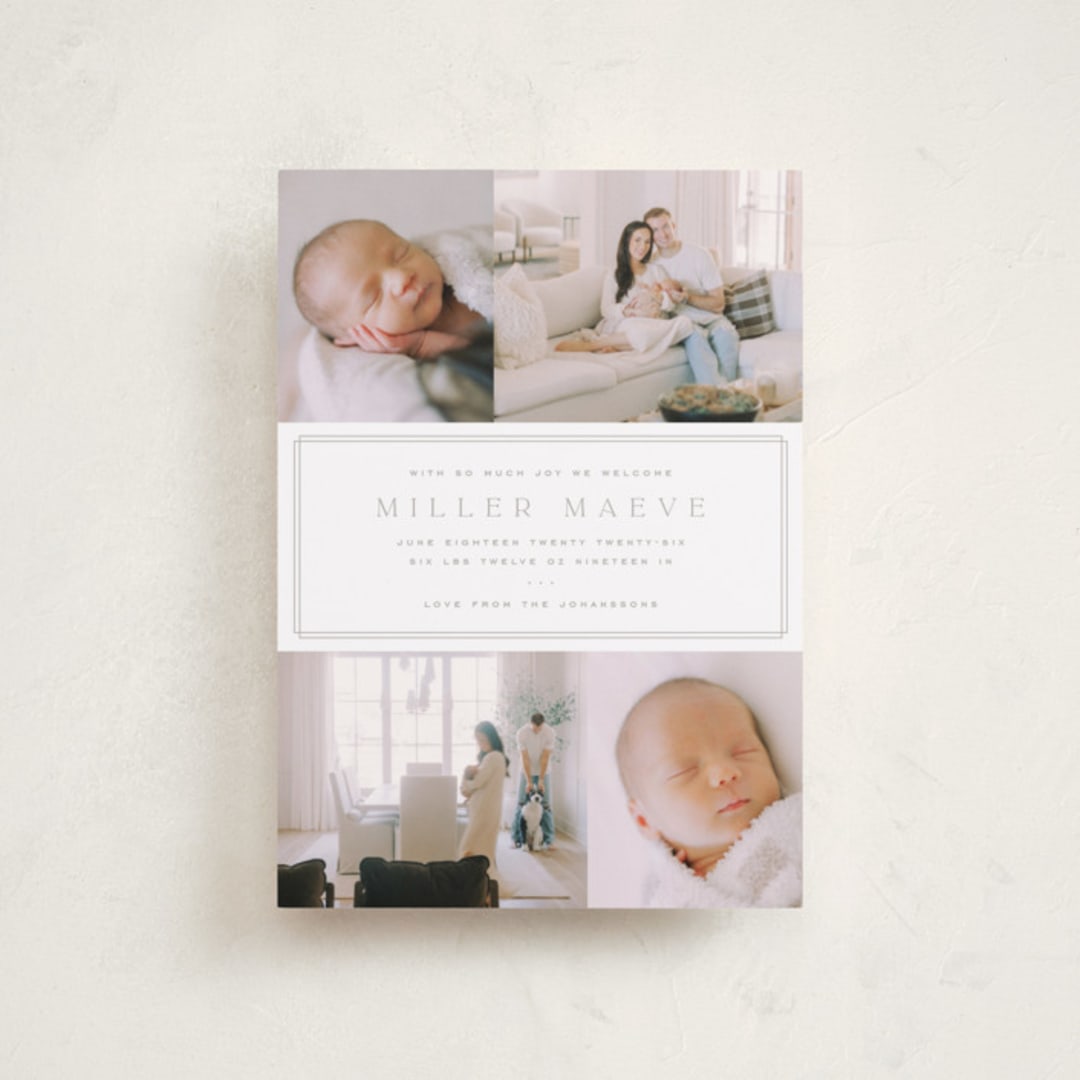 "camden" - Birth Announcements in Latte by Kristie Kern - Front