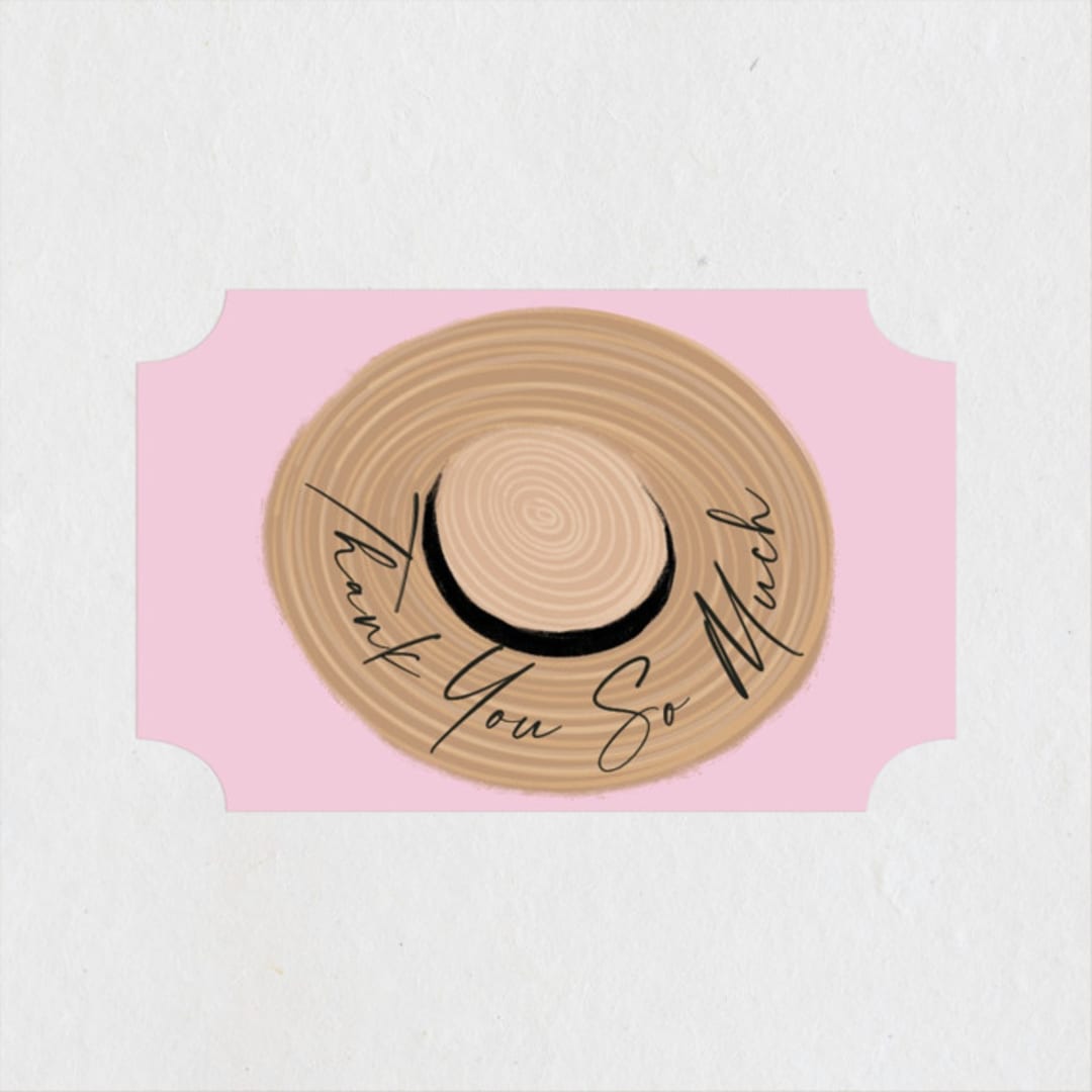 "Beach Please" - Wedding Favor Stickers in Summer by Elly - Front