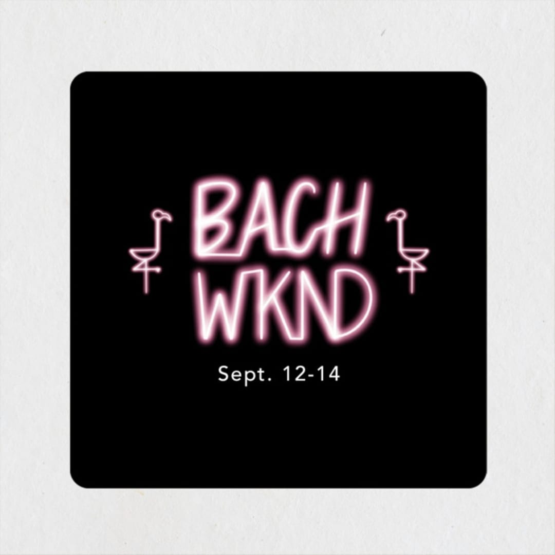 "Miami Neon" - Wedding Favor Stickers in Midnight by Cindy Reynolds - Front