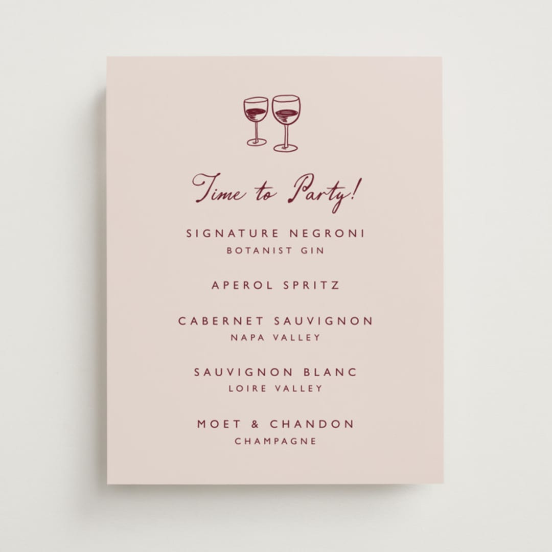 "Winery" - Bar Signs in Wine by Katharine Watson - Front