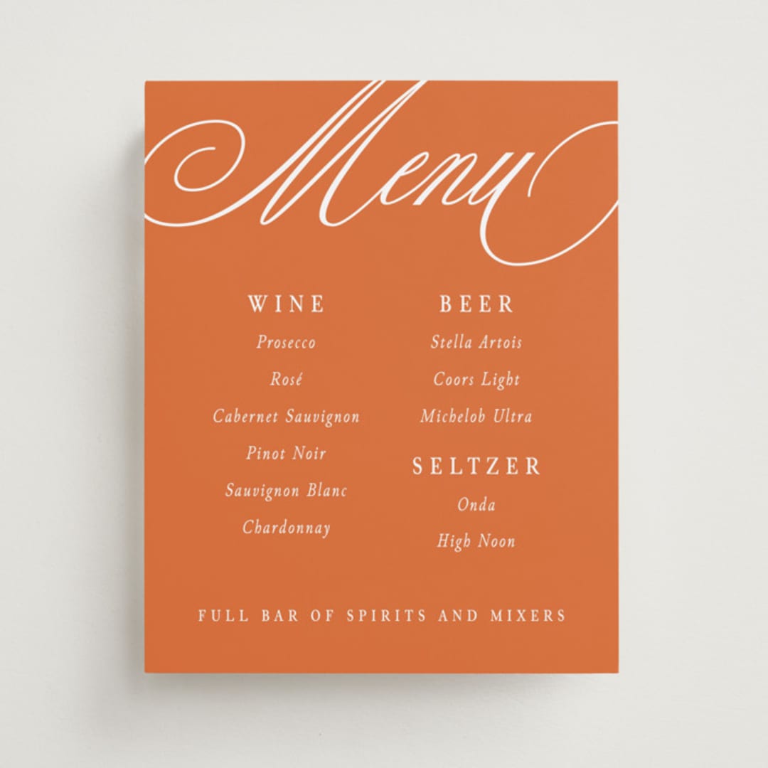 "Bold Background" - Bar Signs in Sunset by Erin German - Front