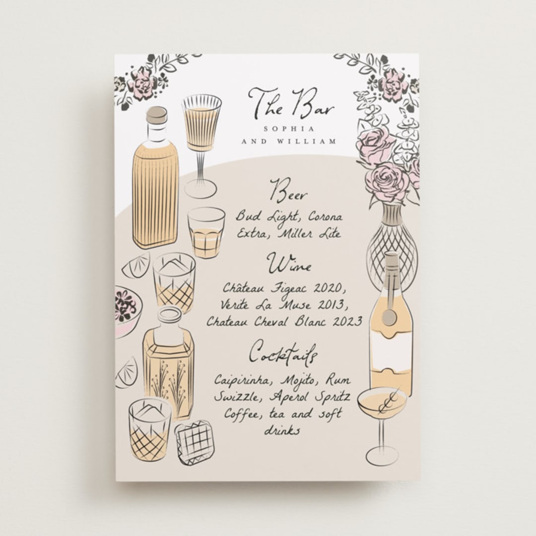 "Gathering Joy" - Bar Signs in Champagne by Ana de Sousa - Front