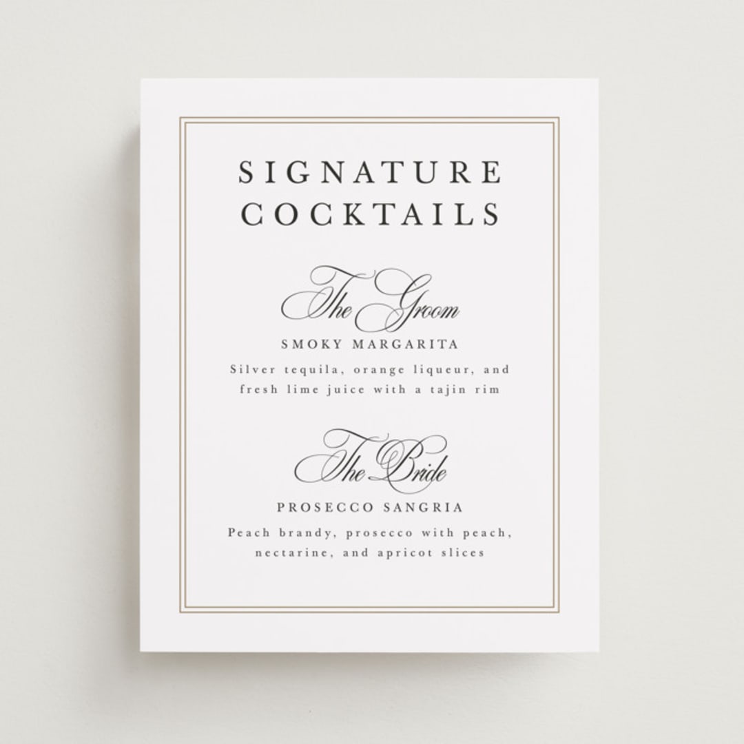 "Traditionalist" - Bar Signs in Snow by Sarah Brown - Front