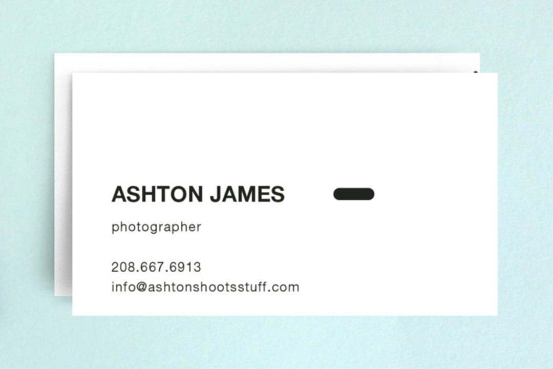 "Manual" - Business Cards in Eclipse by Jack Knoebber - Front