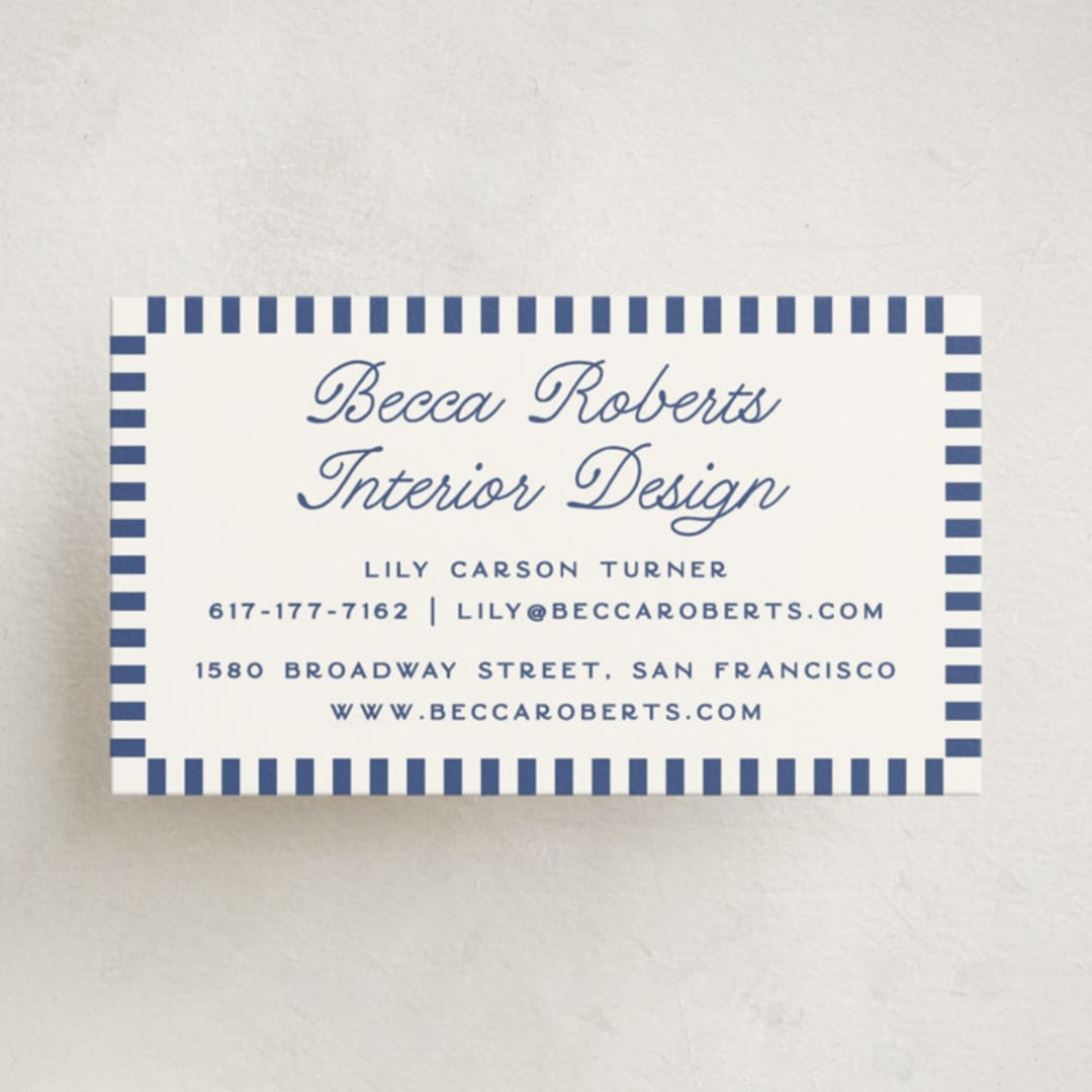 "Veracruz" - Business Cards in Ocean by Owl and Toad - Front
