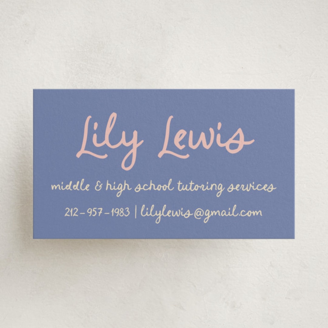 "Cin cin" - Business Cards in Sky by Stephanie Heinrich Godbout - Front