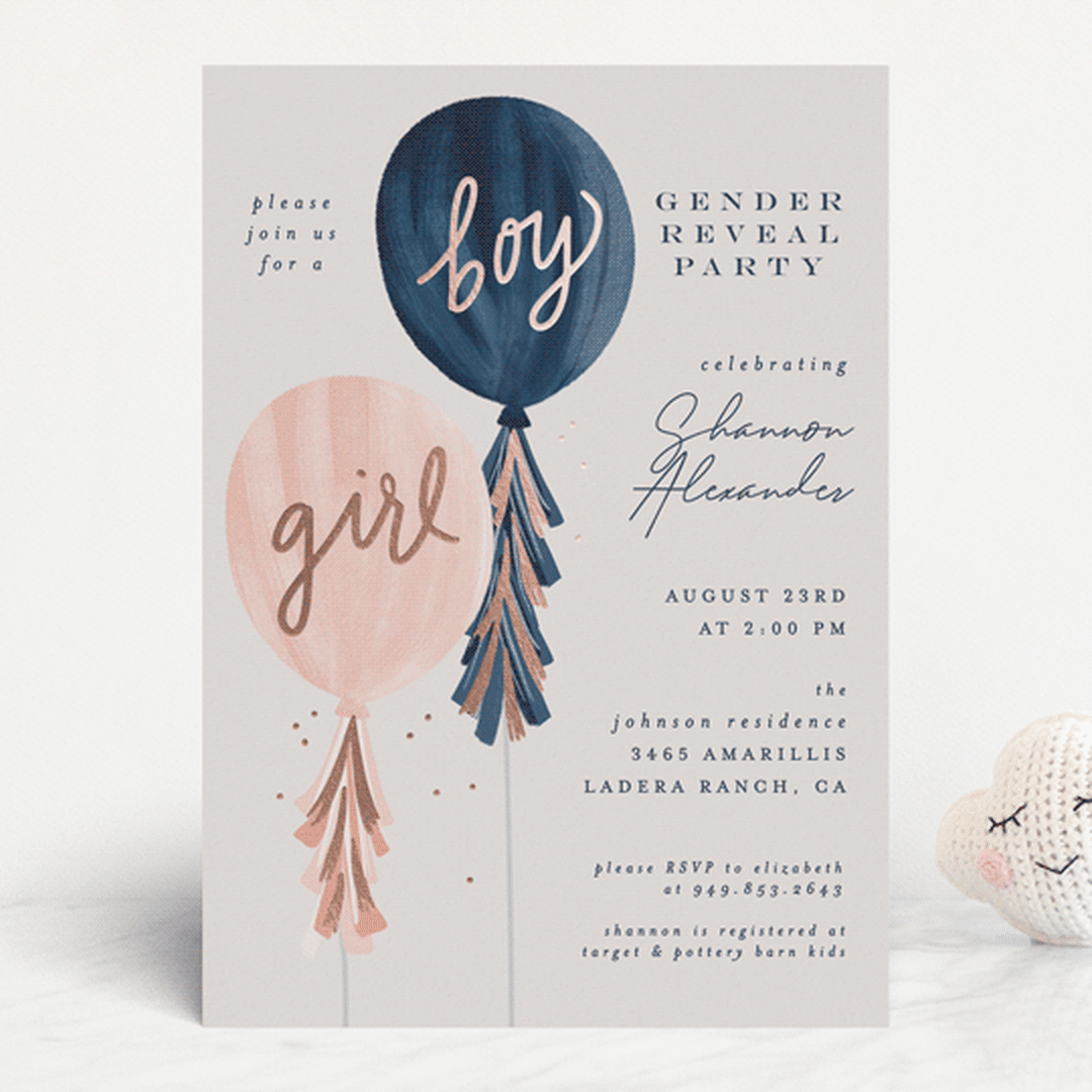 Gender Reveal Balloons