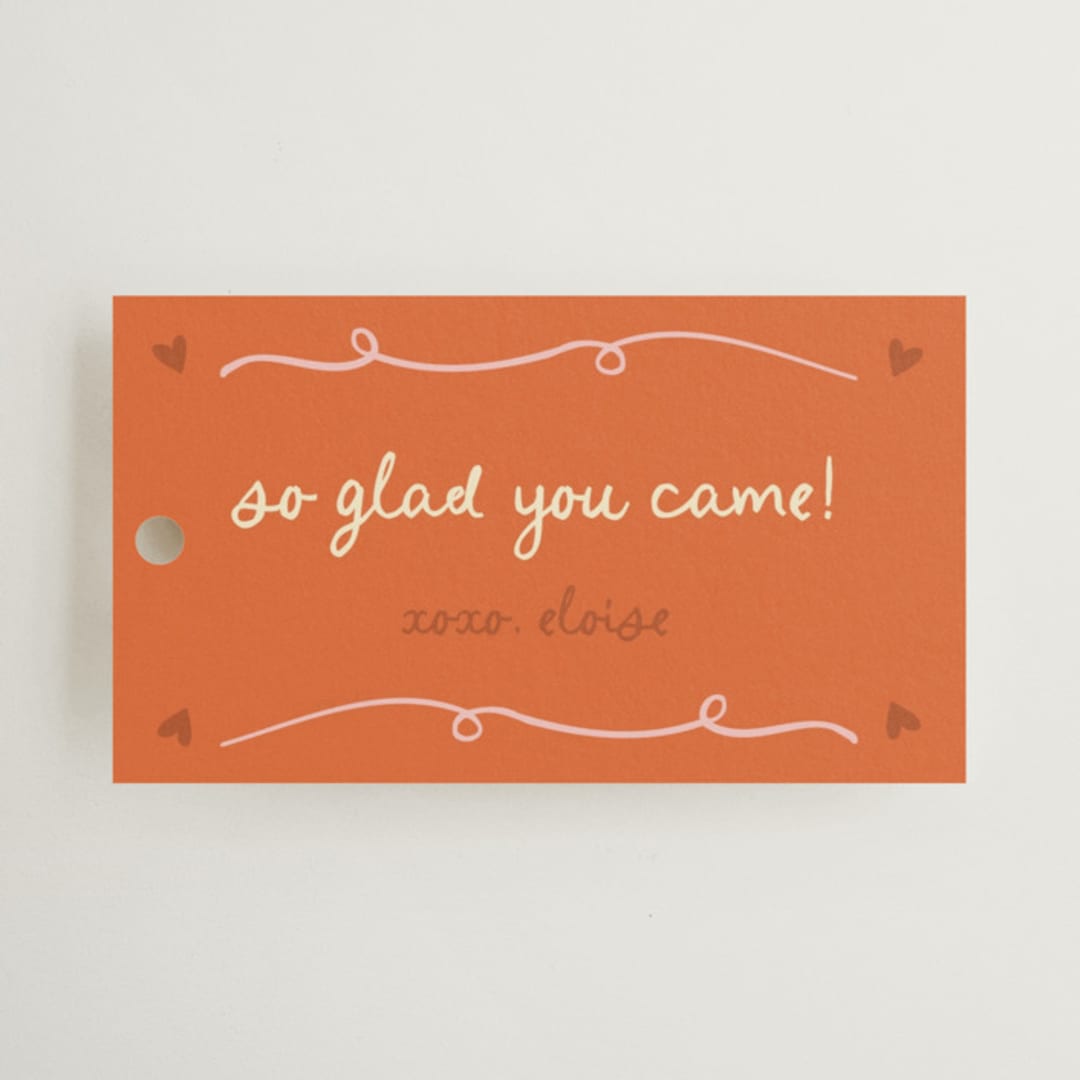"Cin cin" - Bridal Shower Favor Tags in Verona by Stephanie Heinrich Godbout - Front