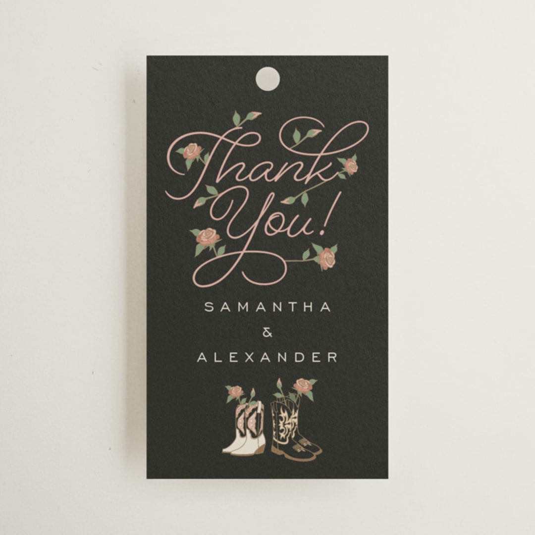 "Perfect Pair" - Bridal Shower Favor Tags in Cupcake by Heather Schertzer - Front