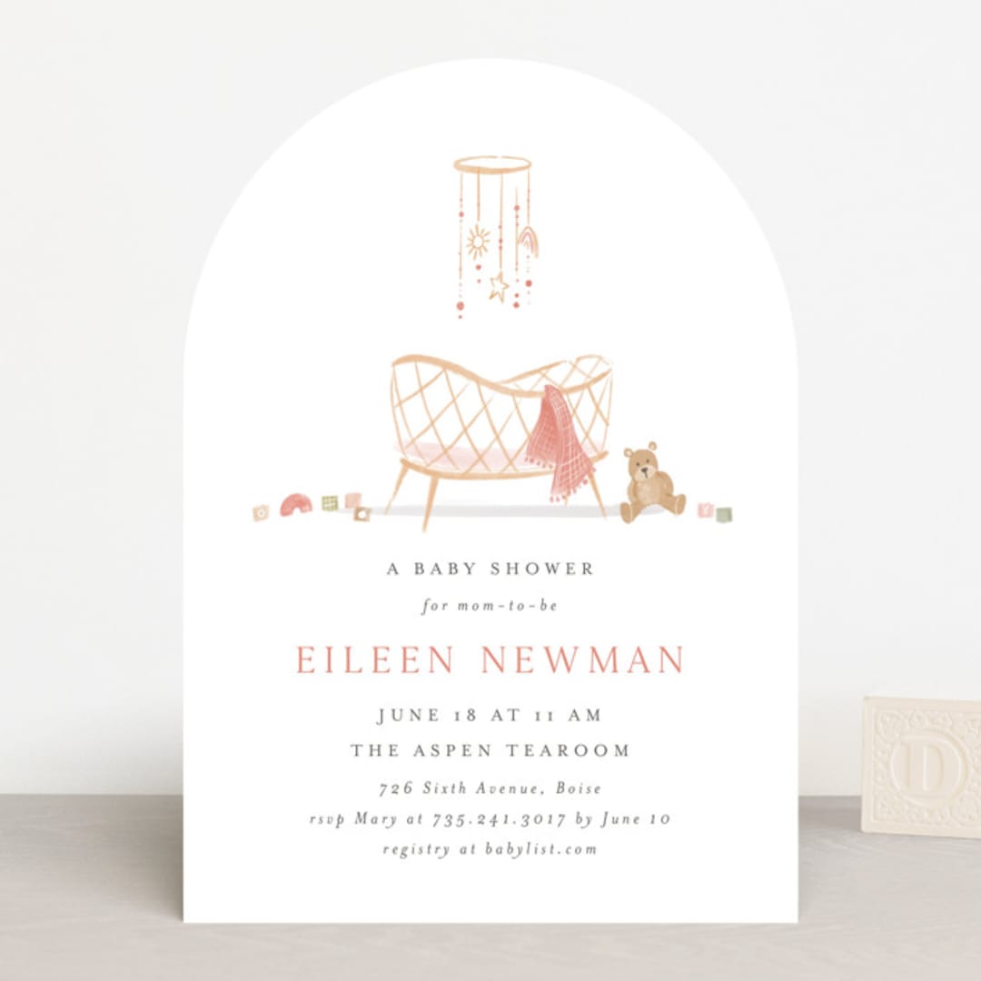 "Little Nursery" - Baby Shower Invitations in Cupcake by Rebecca Durflinger - Front