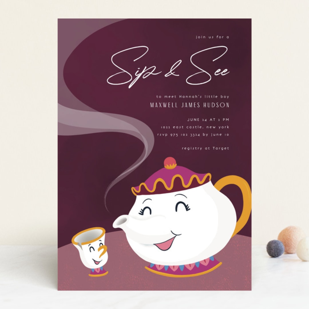 Mrs Potts and Chip Sip and See from Disney's Beauty And The Beast