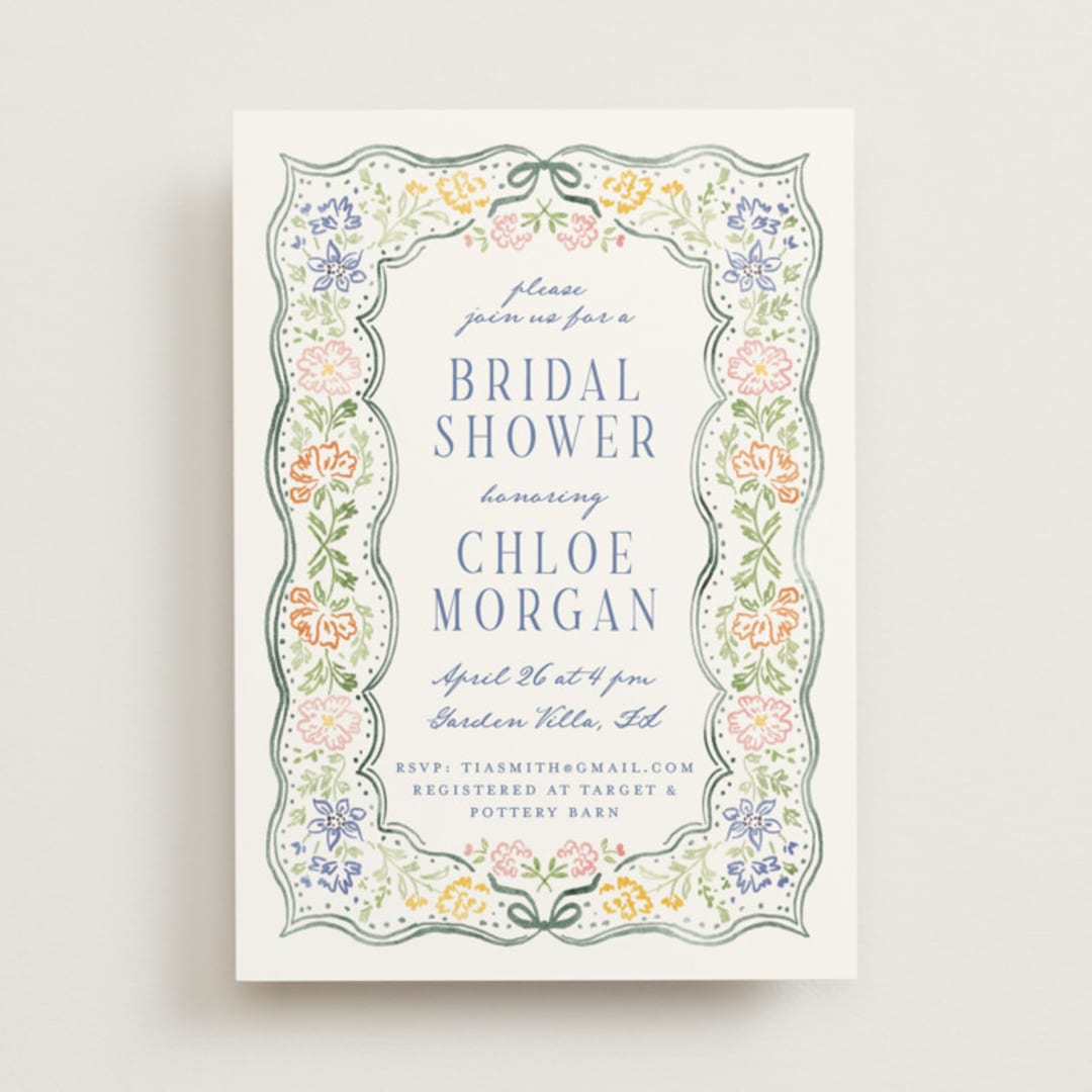 "This Day" - Bridal Shower Invitations in Meadow by Petra Kern - Front