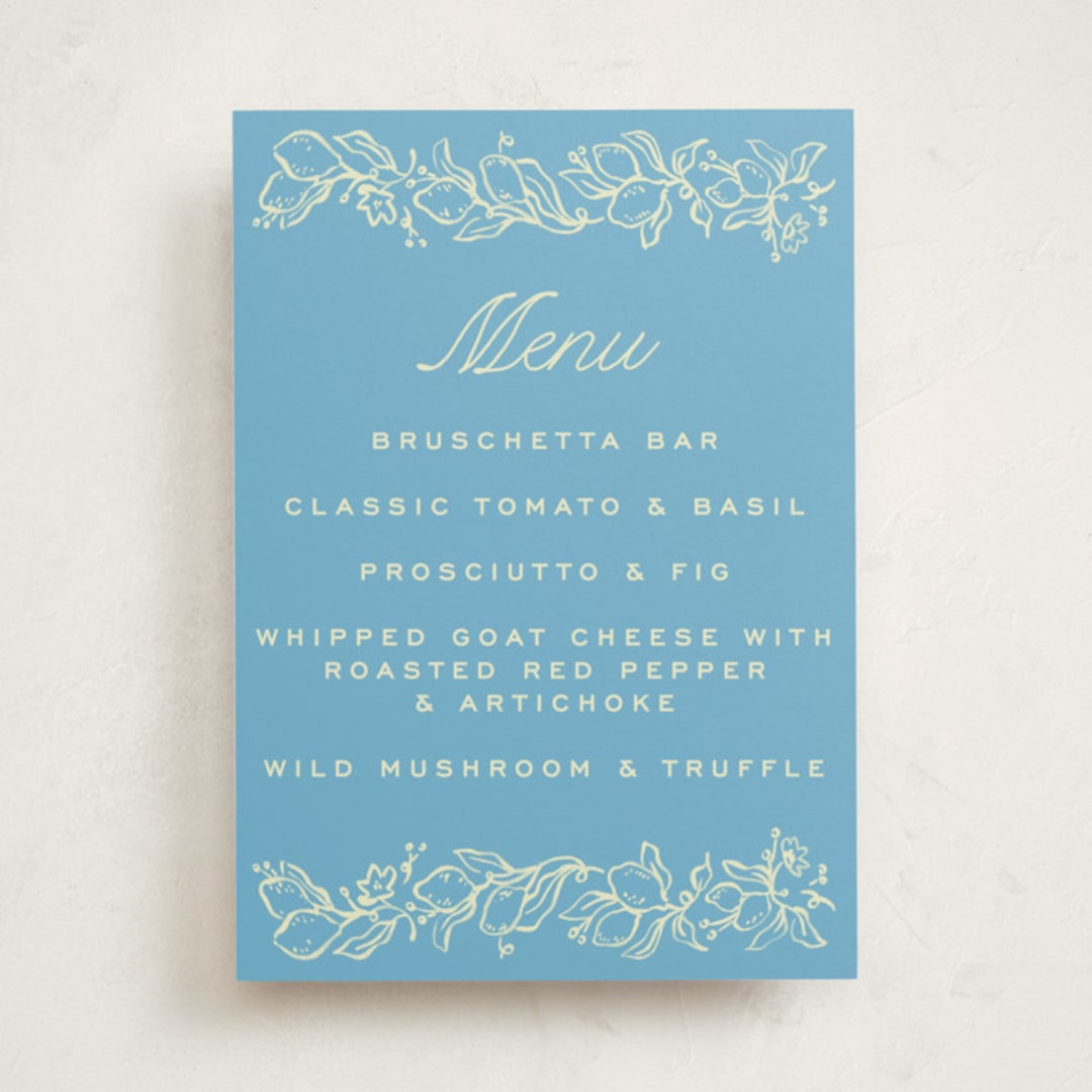 "Ciao Baby" - Baby Shower Bar Signs in Lemonade by Pati Cascino - Front