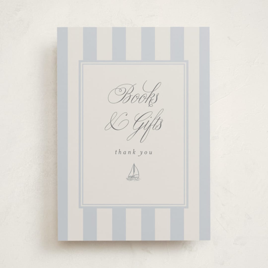 "On Board" - Baby Shower Party Signs in Sailor by Stephanie Hawkes - Front