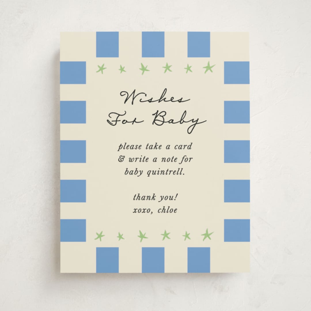 "Petit Pomodoro" - Baby Shower Party Signs in Lime by Jackie Crawford - Front