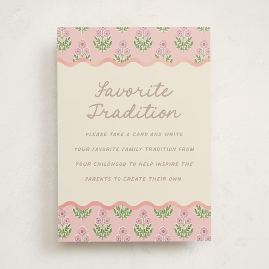 "Botanical maximalism" - Baby Shower Party Signs in Poppy by Creo Study - Front