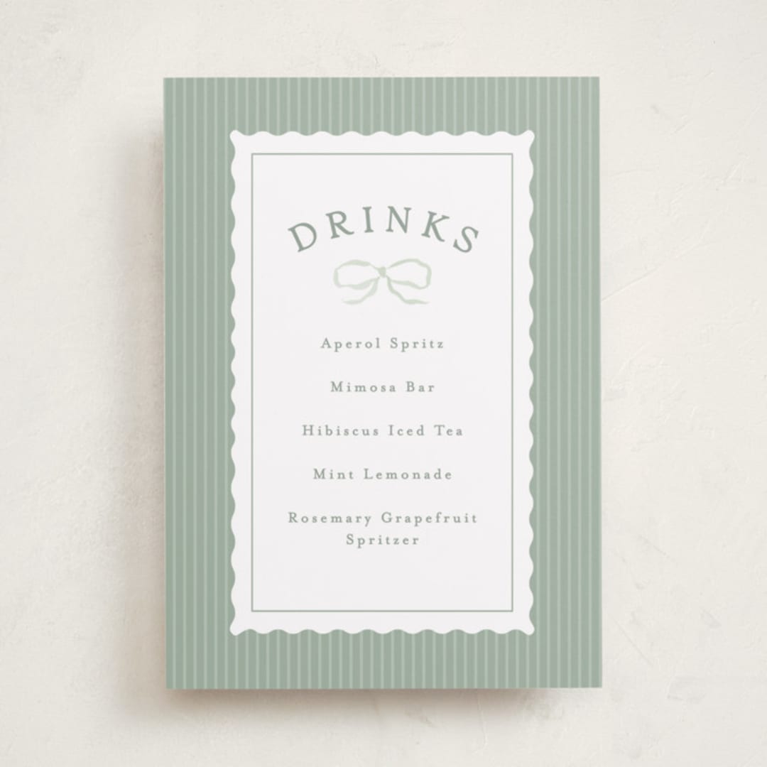 "Dorothy" - Baby Shower Party Signs in Cornflower by Erin L. Wilson - Front
