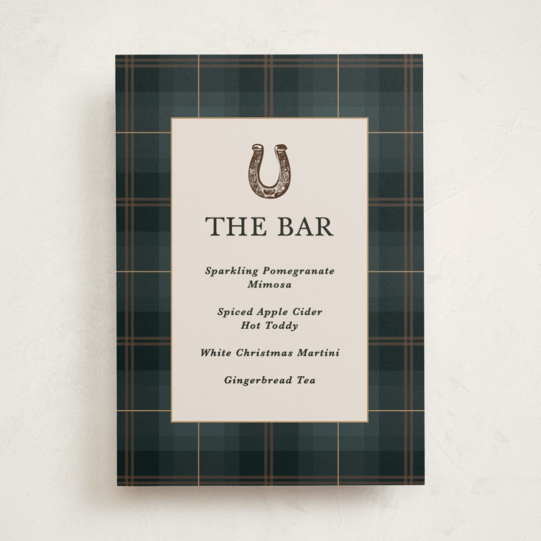"Wesley" - Baby Shower Party Signs in Juniper by Kate Ahn - Front