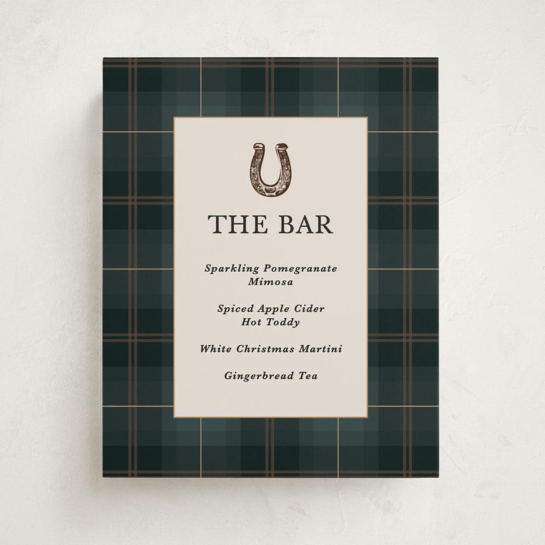 "Wesley" - Baby Shower Party Signs in Juniper by Kate Ahn - Front