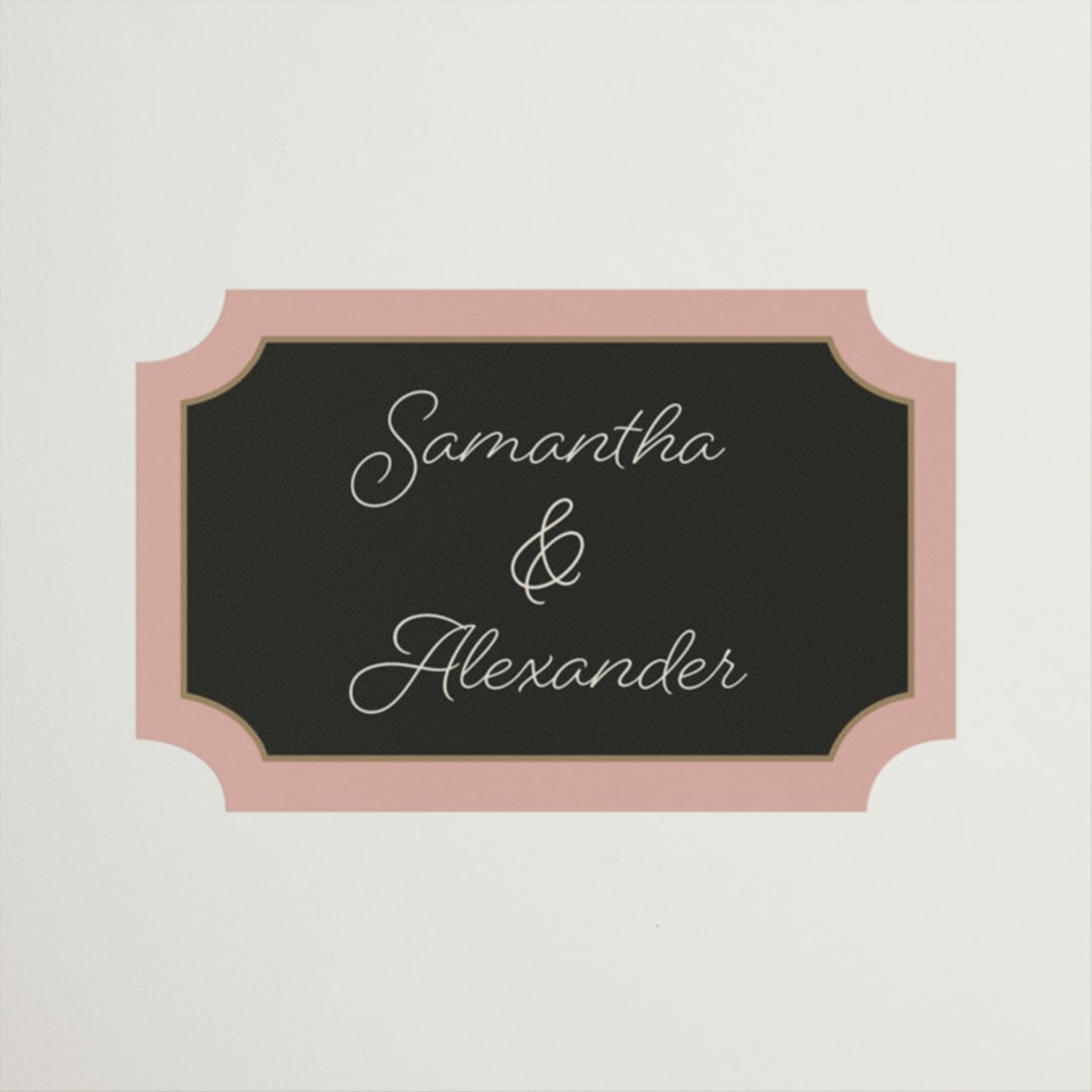 "Perfect Pair" - Bridal Shower Favor Stickers in Cupcake by Heather Schertzer - Front