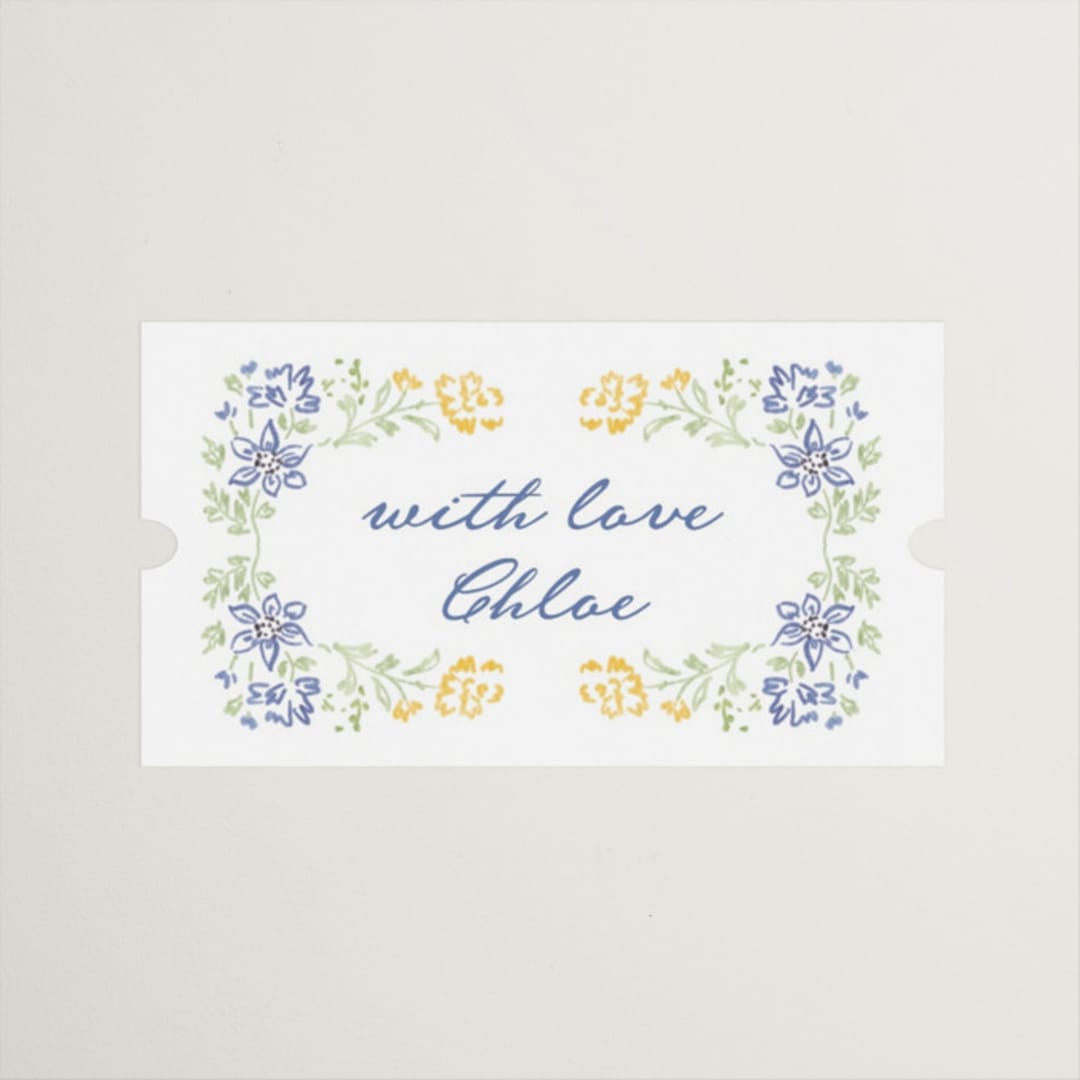 "This Day" - Bridal Shower Favor Stickers in Meadow by Petra Kern - Front