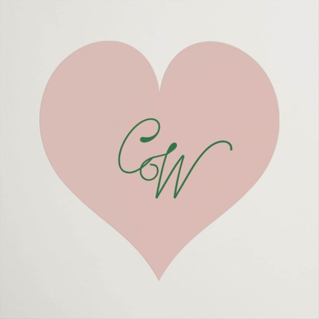 "Crazy Little Thing Called Love" - Bridal Shower Favor Stickers in Avocado by Helena Vitto - Front