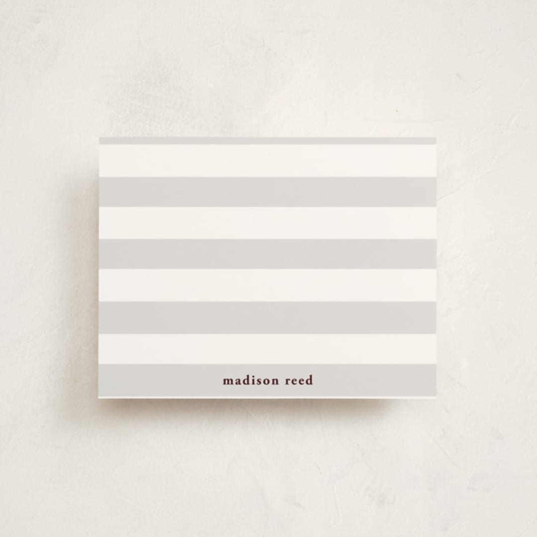 "111" - Business Stationery in Silver by SimpleTe Design - Front