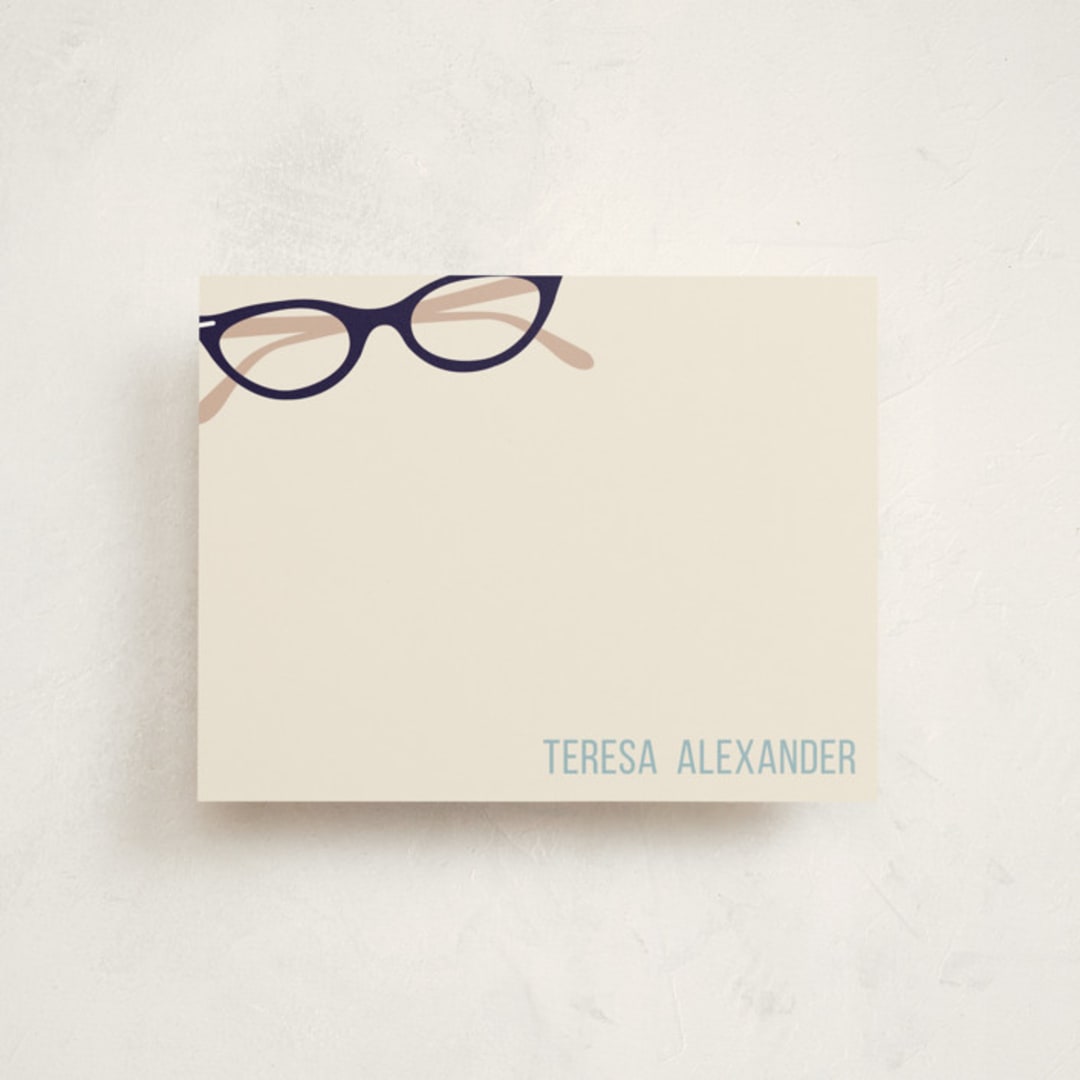 "111" - Business Stationery in Mauve by leslie hamer - Front