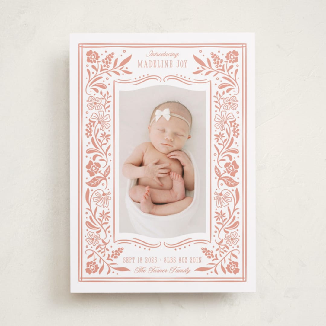 "Storybook" - Birth Announcements in Sweet by Erin German - Front