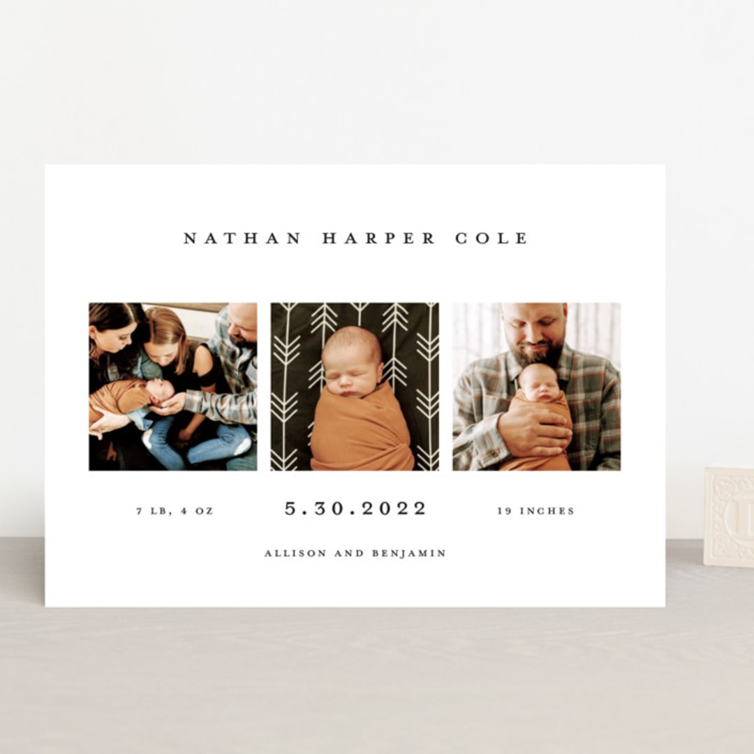 Simple Birth Announcement