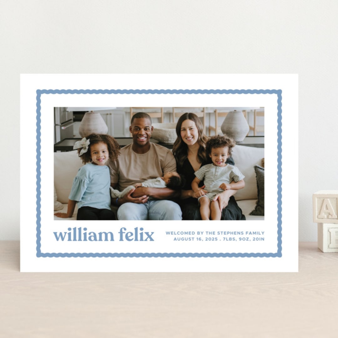 "First impression" - Birth Announcements in Water by Lea Delaveris - Front