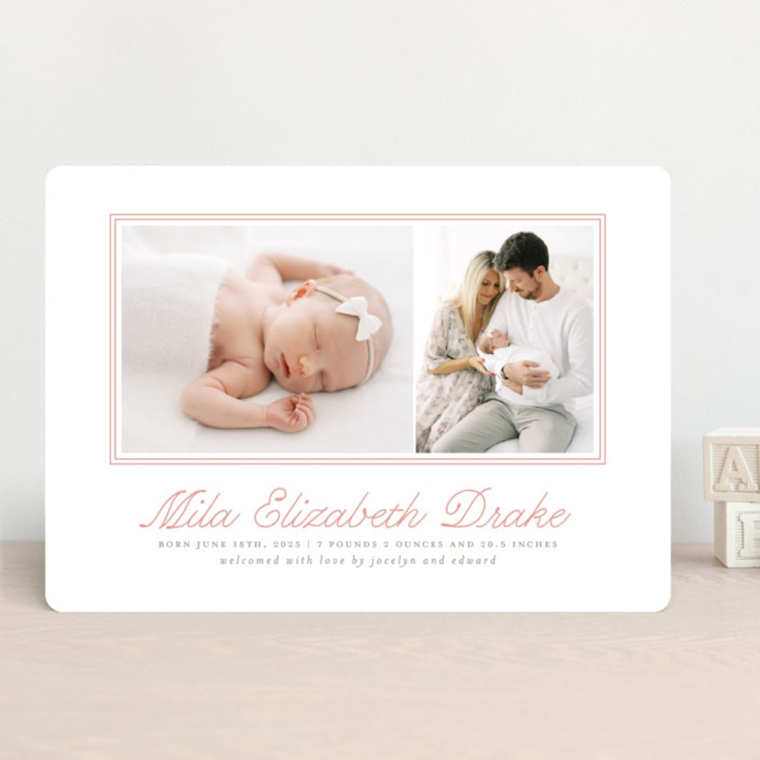 "Byline" - Birth Announcements in Melon by Laura Hankins - Front