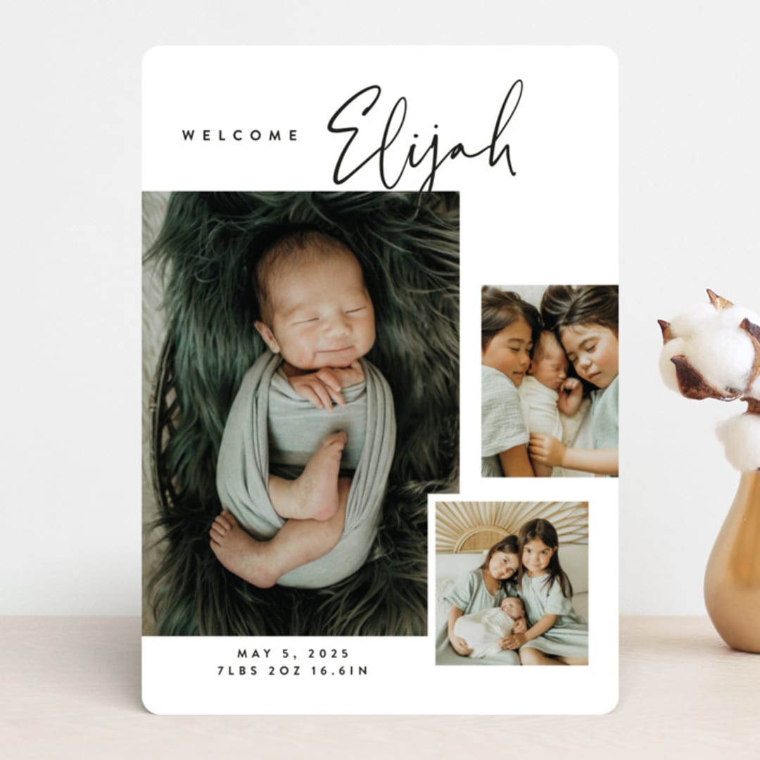 "Written Out" - Birth Announcements in Coal by Carolyn Nicks - Front