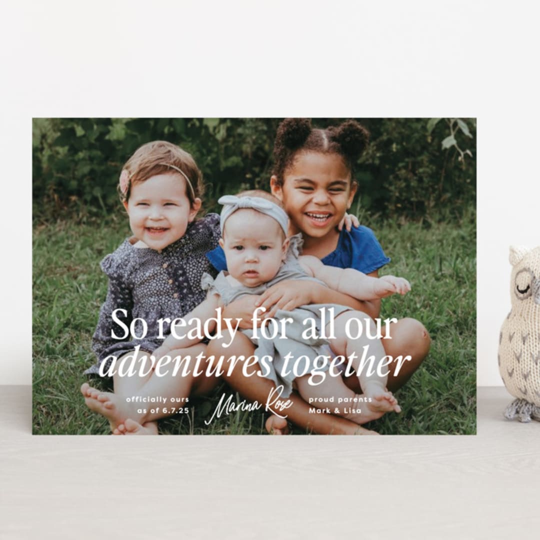 "Together" - Birth Announcements in Cloud by Erin L. Wilson - Front
