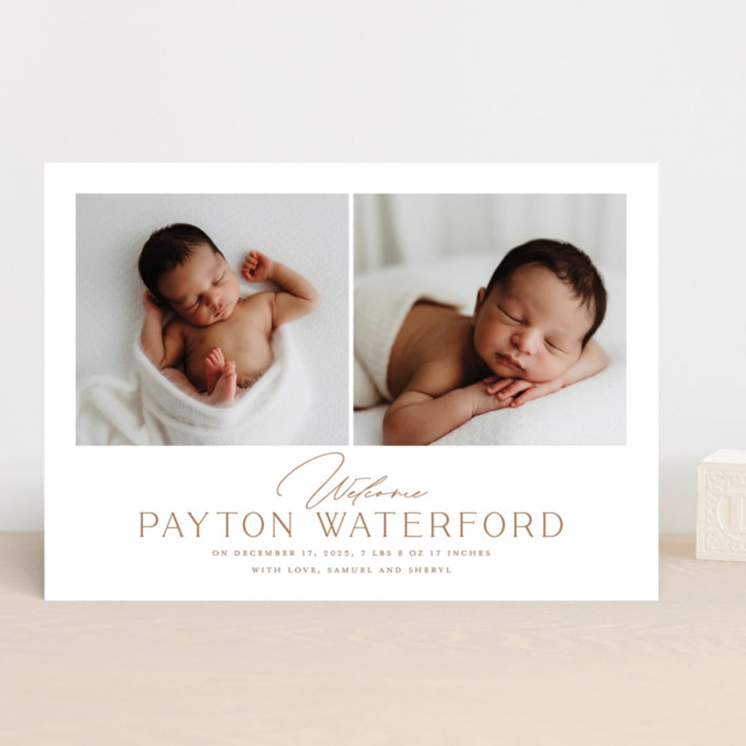 "gujiya" - Birth Announcements in Cocoa by chocomocacino - Front