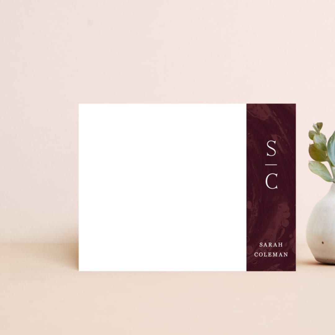 Marbled Band Stationery