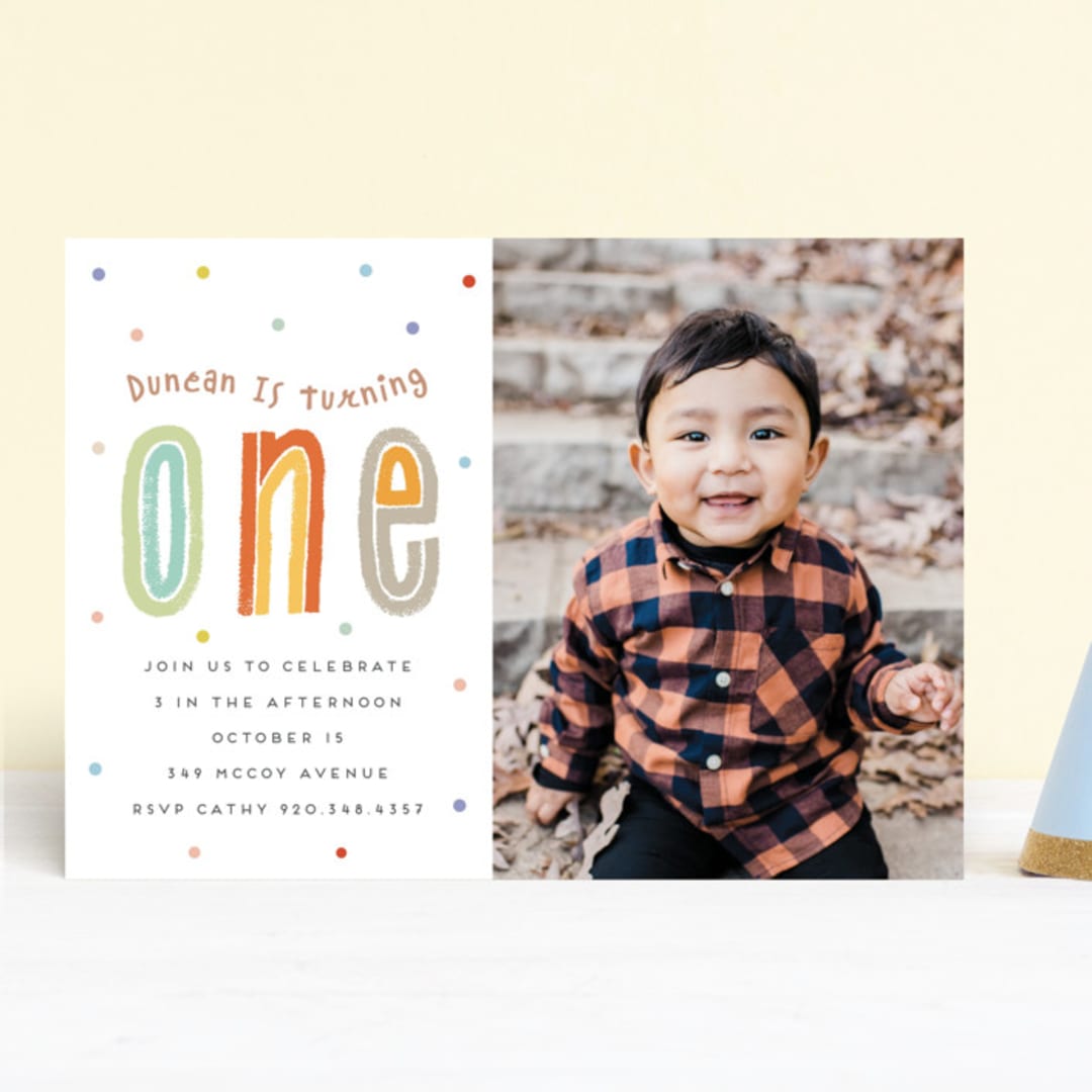 "boba" - Children's Birthday Party Invitations in Cotton Candy by chocomocacino - Front