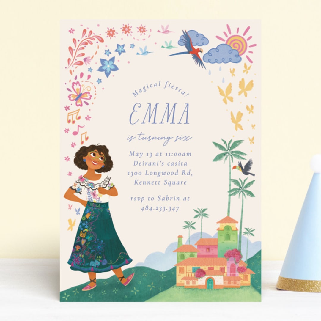 "Magical fiesta" - Children's Birthday Party Invitations in Vanilla by Sabrin Deirani - Front