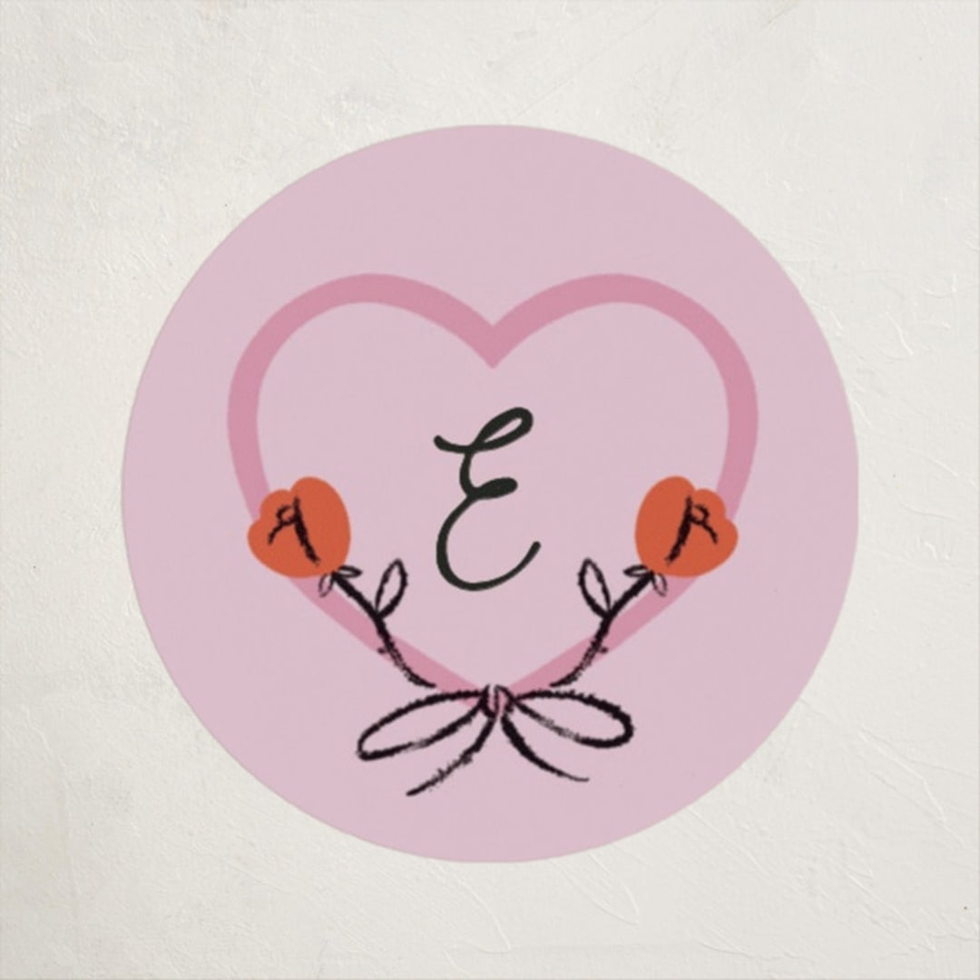 "Rose Crest" - Children's Birthday Party Stickers in Classic by mo kelley - Front
