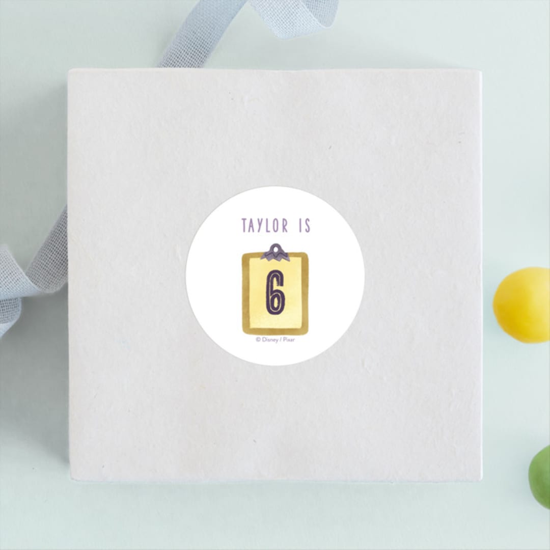 "Disney and Pixar's Monster's Inc Party Door" - Children's Birthday Party Stickers in Roar by curiouszhi - Front